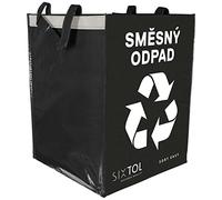 SIXTOL Sort Easy Lot pratique avec sacs à code couleur pour déchets mélangés 36 l