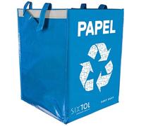 SIXTOL SORT EASY PAPEL | Sacs poubelle en papier | 30 x 30 x 40 cm 36 l