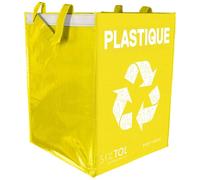 SIXTOL SORT EASY PLASTIQUE Sacs de tri sélectif en plastique 30 x 30 x 40 cm 36 l