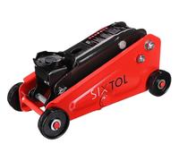 SIXTOL SX Jack SUV 2,5 T - Cric hydraulique - 2,5 tonnes - SUV - Plage de Levage Plus élevée - Mobile - Construction en Acier - Mallette de Transport - Rouge