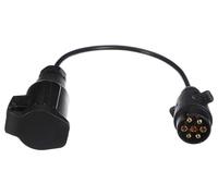 SIXTOL Trailer Cable 1 | Câble Adaptateur pour attelage de remorque 7 Broches vers 13 Broches | 50 cm