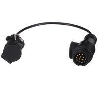 SIXTOL Trailer Cable 2 | Câble Adaptateur attelage de remorque 13 Broches vers 7 Broches | 50 cm