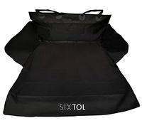 SIXTOL Trunk Cover Pro Protection de Coffre avec Protection de seuil de Chargement - Imperméable et Facile d'entretien - Compatible avec Toutes Les Voitures - en Polyester + PVC - Couleur : Noir