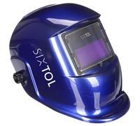 SIXTOL WELDING MASK 3 | Casque de soudage solaire automatique | Masque de soudage | Fonction ponçage | Large ombre 4/9-13 | Casque de soudage pour TIG MIG ARC | Bleu
