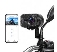 SIXTOP Caméra de Tableau de Bord pour Moto 1080p Full HD | Caméra de Moto étanche IP66 avec Vision Nocturne Grand Angle 110°, Enregistrement en Boucle Contrôle par Application WiFi