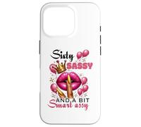 Sixty Sassy and a Bit Smart Assy 60th Birthday Women Mom Coque pour iPhone 16 Pro