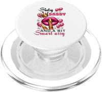 Sixty Sassy and a Bit Smart Assy 60th Birthday Women Mom PopSockets PopGrip pour MagSafe