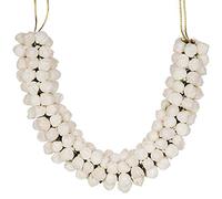 SIYAA Magnifique gajra pour cheveux pour femmes et filles pour Bharatnatyam Kuchipudi danse et fête utilisation perles Gajra pour mariée Lot de 1