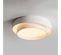 SIYANE Plafonnier LED moderne encastré blanc froid chaud 19 pouces rond contemporain du milieu du siècle plafonnier moderne minimalisme plafonnier nordique pour chambre à coucher salle à manger cuisin