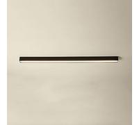 SIYANE Plafonnier linéaire LED minimaliste couloir moderne plafonnier encastré barre en métal noir longue bande luminaire blanc plafonnier de bureau pour la maison cuisine îlot salon salle à manger ch