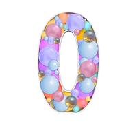 SIYANO Cadre de ballon en forme de chiffre de 0,9 m, boîte de remplissage de ballons numériques, pour garçons et filles, toile de fond pour fête d'anniversaire, fête prénatale