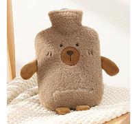 Siyecioa Bouillote Peluche Chauffante, 1L Bouillotte Eau Chaude, Meilleurs Cadeaux, Cute Bouillotte Bebe, Soulager la Douleur, Rester au Chaud pour et Hiver, Mère, Fille, Petite Amie, Aîné