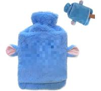 Siyecioa Bouillote Peluche Chauffante, 2L Bouillotte Eau Chaude Grande avec Poche pour Les Mains, Meilleurs Cadeaux, Soulager la Douleur, Rester au Chaud pour et Hiver, Mère, Fille, Petite Amie, Aîné