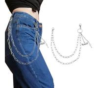 SIYINGSAERY Chaîne Pantalon Punk Chaîne Pantalon Femme Chaîne de Pantalon Hommechaîne de Jean Homme Chaîne Ceinture Femme Ceinture Chaîne Pantalon pour Chaînes de Pantalon, Chaînes de Sac