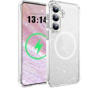 SIYOPINPFY Coque Magnétique pour Samsung Galaxy S23+ Plus Compatible avec MagSafe, Étui Housse Clair Mince Souple TPU Bumper Fine Minimaliste Anti-Chocs Coque pour Samsung Galaxy S23+ Plus, Clear JY