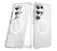 SIYOPINPFY Coque Magnétique pour Samsung Galaxy S26 Ultra Compatible avec MagSafe, Étui Housse Clair Mince Souple TPU Bumper Fine Minimaliste Anti-Chocs Coque pour Samsung Galaxy S26 Ultra, Clear JY