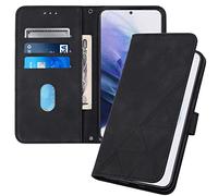 SIYOPINPFY Coque pour iPod Touch 7 / iPod Touch 6, Retro Design PU Etui Housse Protection Housse Premium en Cuir PU,Pochette Fermeture Magnétique,Flip Case Compatible avec iPod Touch 5, Noir YBS