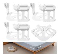 Siyrdxcbt 4 Pièces Attache Drap Housse Maintien Drap Housse Coin Pince Couette avec Bandes de Fermeture pour Coins de Matelas Grande Taille Pliable Facile à Installer et Ranger Universel