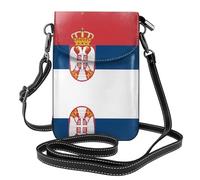 sizaCVC Petit sac à main en toile avec motif drapeau des Comores - Sac à main en toile avec sangle réglable - Sac multifonction en cuir, Drapeau de la Serbie, Taille unique