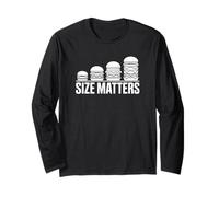Size Matters Burger - Travailleur de Restauration Rapide Amusant Manche Longue