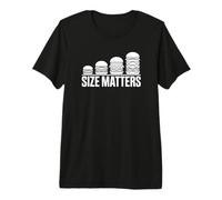Size Matters Burger - Travailleur de Restauration Rapide Amusant T-Shirt Haut de Gamme