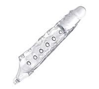 Size Matters Extender Pénis Manches avec Nubs Effacer 1 Unité