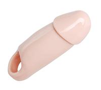 Size Matters Penis avec Manchon Nervuré à l'Intérieur Poivrée Réaliste Facile à Utiliser