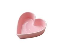 Sizikato Joli bol à salade et dessert en céramique en forme de cœur