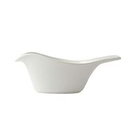 Sizikato Saucière en porcelaine blanche en forme d'oiseau 141,7 g