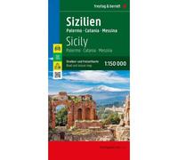 Sizilien, Straßen- Und Freizeitkarte 1:150.000, Freytag & Berndt