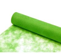 Sizocloud® - Chemin de table - 30 cm de large et 25 m de long - Avec environ 100 cœurs décoratifs - Vert pomme, 30 cm