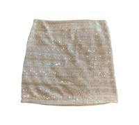 Sizoer Jupe Courte Femme Carnaval Paillettes A Ligne Jupes Crayon Taille Haute Above The Knee Ajustée Skirts Couleur Unie Chic Mini Costumes Cocktail Fête Carnaval Dresses