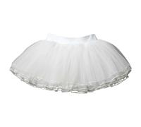 Sizoer Jupe Short Fille Carnaval Plissée Mini Jupe Tutu en Tulle A-Line Ciel Étoilé Paillettes Dress Multilayer Taille Elastique Fête Anniversaire Skirt Couleur Unie Taille Haute Petticoat