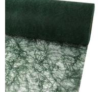 Sizoflor Chemin de Table Original en Soie fibreuse Vert Olive 25 m 30 cm / 300 mm