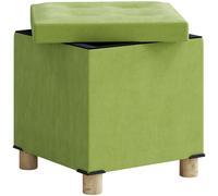 SizosM pouf repose-pieds avec rangement vert.