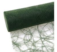 Sizoweb 64 008-R Chemin de table, vert foncé, 20 cm, rouleau de 25 m