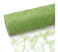 Sizoweb Chemin de Table - Rouleau de 25 m + 100 cœurs décoratifs (30 cm de Largeur, Vert Clair)