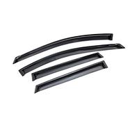 Sizver Smoked Window Visors/Wind Rain Deflector Rain Guard for 2008-2013 Nissan Rogue S, SL, SV ^Outside Mount Visor^