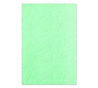 Sizzix 3-D Textured Impressions Embossing Folder Pattern Leaf, 665357