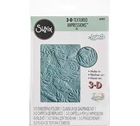 Sizzix Courtney Chilson 662827 Pochoir de gaufrage Effet 3D, Multicolore, c1