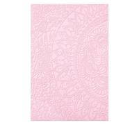 Sizzix 3D Textured Impressions - Classeur de Gaufrage Demi-Mandala pour une Texture Dimensionnelle Profonde sur Papier
