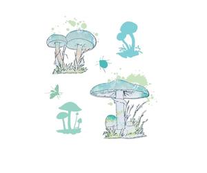 Sizzix 49 and Market Matrices de découpe pour timbres et cadres Transparent Format A5