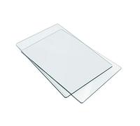 Sizzix Plaques de découpe Big Shot 655093 – Lot de 2, 22,2×15,5×0,3 cm – Transparent