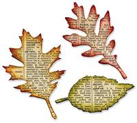 Sizzix 656927 Matrice Bigz Scrapbook Dessin Feuilles Dentelées de Tim Holtz 14 x 17,4 x 1,9 cm