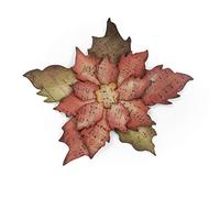 Sizzix 658261 Matrice Bigz Scrapbook Dessin Poinsettia Dentelée de Tim Holtz 14 x 17,4 x 1,9 cm