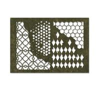 Sizzix 660220 Outil de Scrapbooking Thinlits Die Set 4 Pièces Techniques Mixte de Tim Holtz