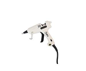 Sizzix 662301 Accessoire-Porte Pistolet à Colle Version Royaume-Uni avec Adaptateur UE, Plastique, Blanc, 20,8 x 13,9 x 5 cm