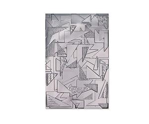 Sizzix 664528 Dossier de gaufrage 3 D Impresslits Triangles de Jessica Scott Taille unique