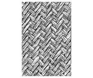 Sizzix 664759 Chemise de gaufrage à texture 3 D par Tim Holtz taille unique