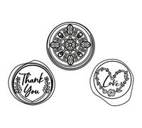 Sizzix 665006 Sizzix 3-D Impresslits Pochette de gaufrage scellés en cire par Georgie Evans